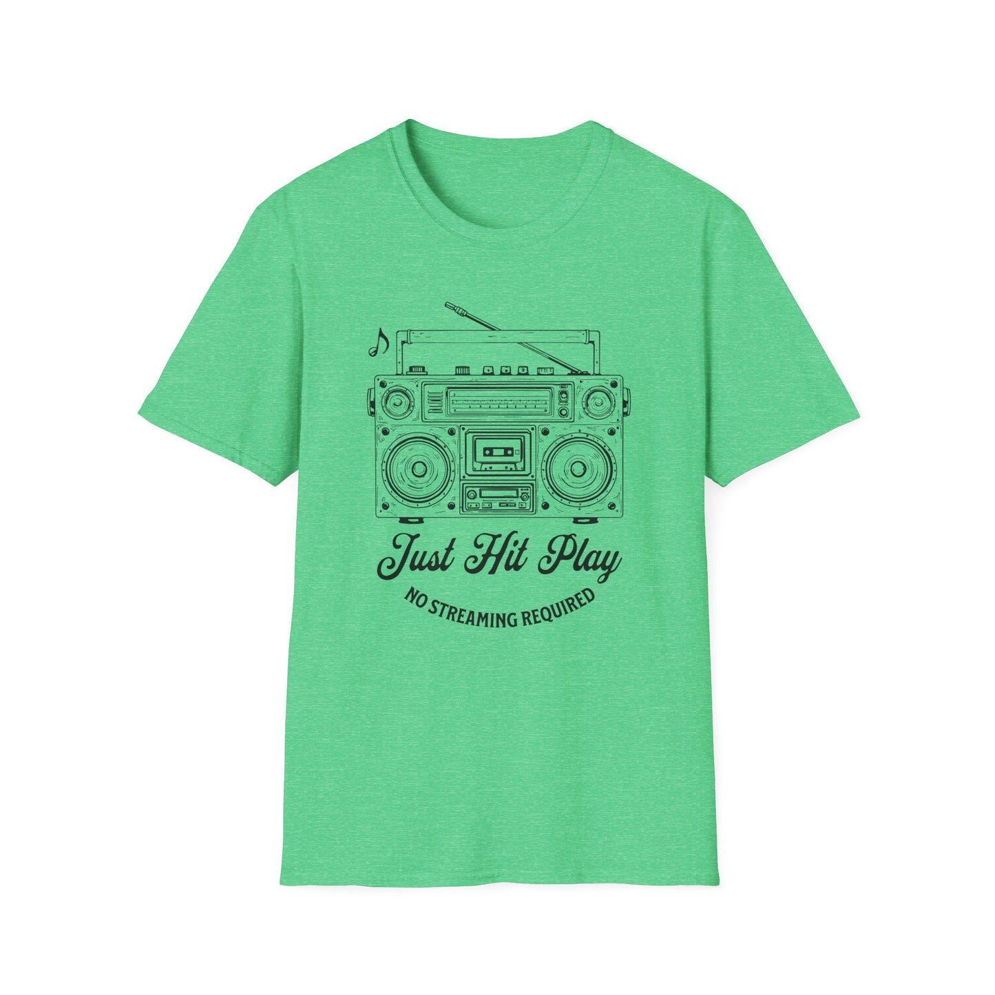 Just Hit Play Boombox Tee