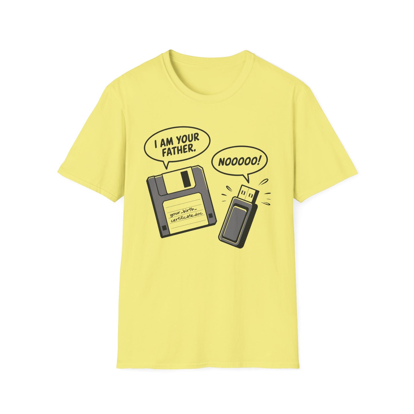 I Am Your Father Floppy - USB Tee