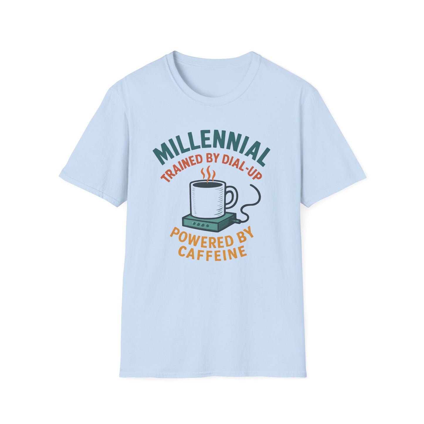 Millennial Dial-Up & Caffeine Tee