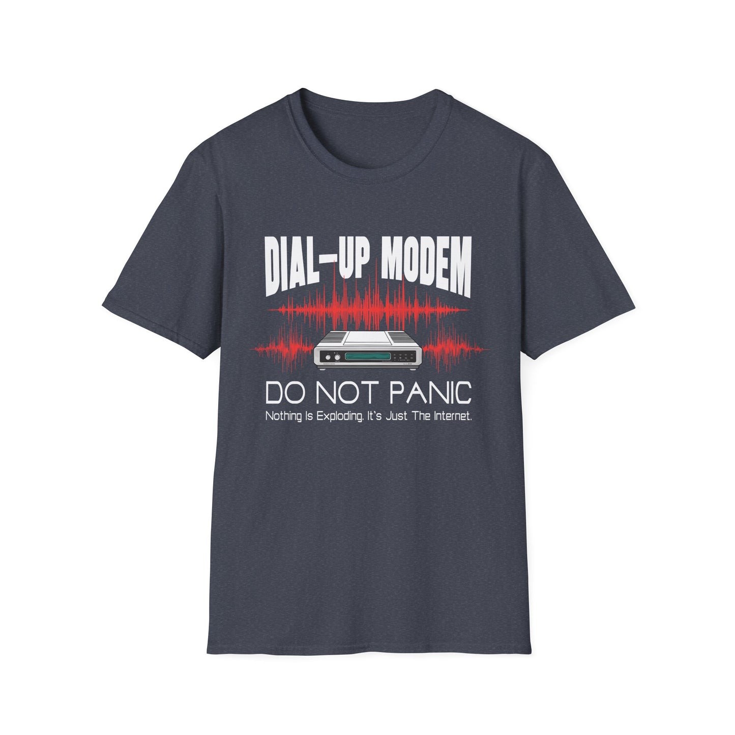 Do Not Panic Dial-up Modem Tee