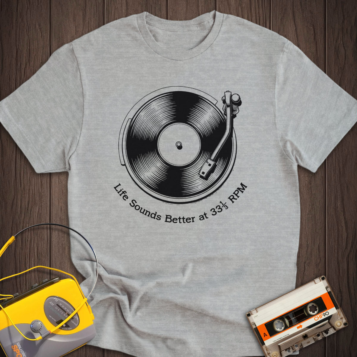 Sounds Better At 33 RPM Vinyl Tee