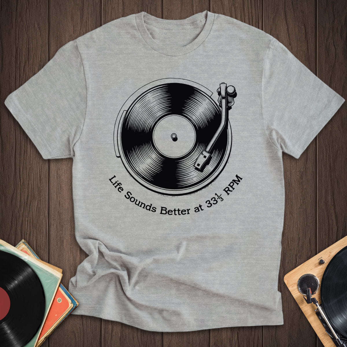 Sounds Better At 33 RPM Vinyl Tee
