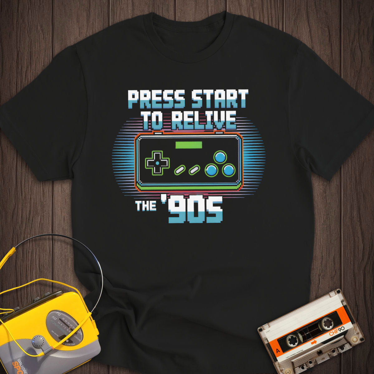Relive The 90s Retro Game Tee