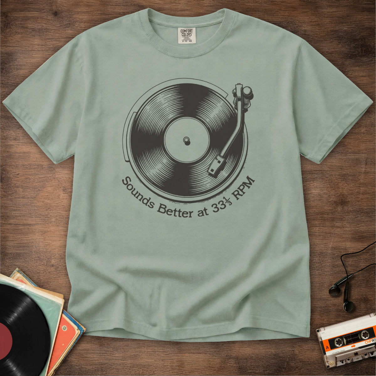 Sounds Better At 33 RPM Vinyl Tee