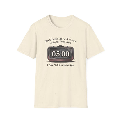 Always 5 o'clock Flip Clock Tee