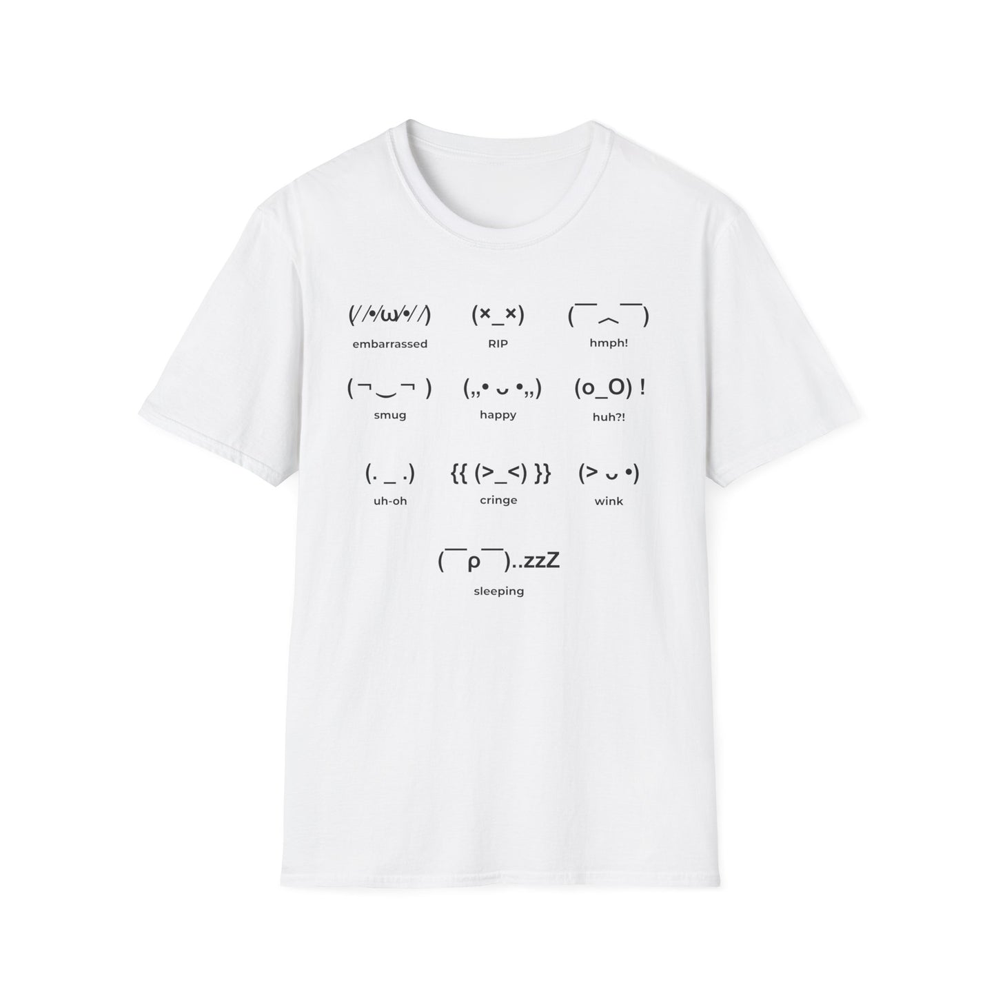 Japanese Emoticons Tee
