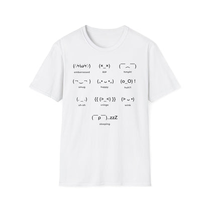 Japanese Emoticons Tee