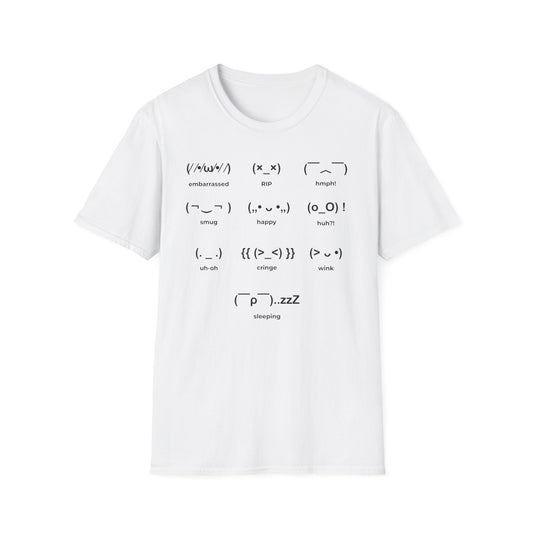 Japanese Emoticons Tee