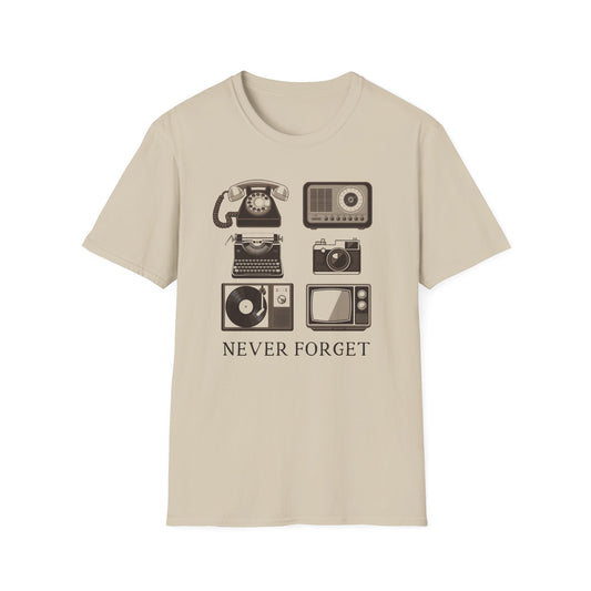 Never Forget Old Tech Tee