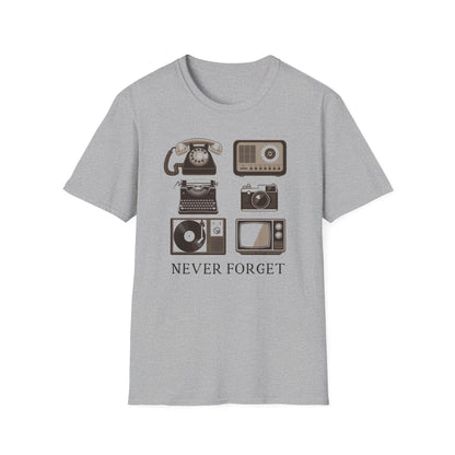 Never Forget Old Tech Tee