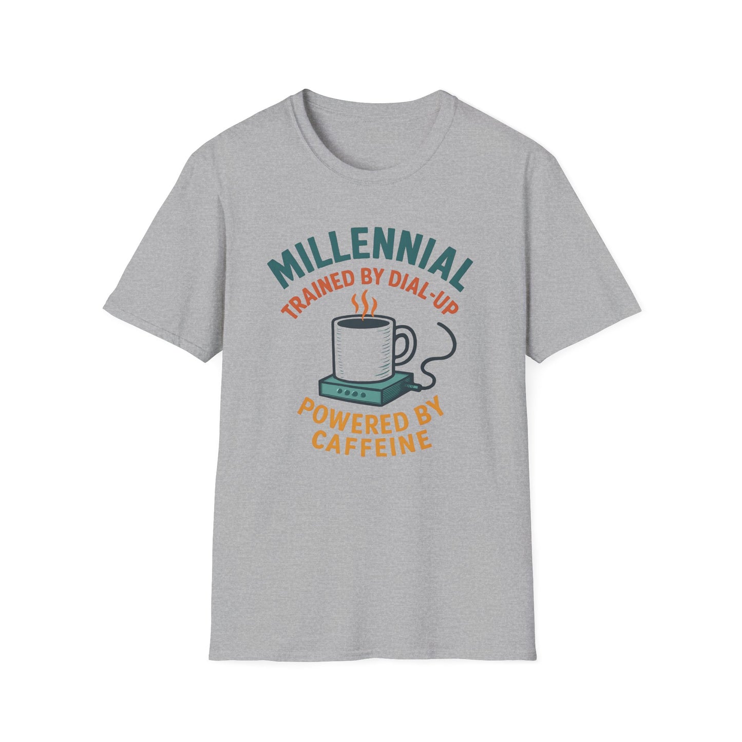 Millennial Dial-Up & Caffeine Tee