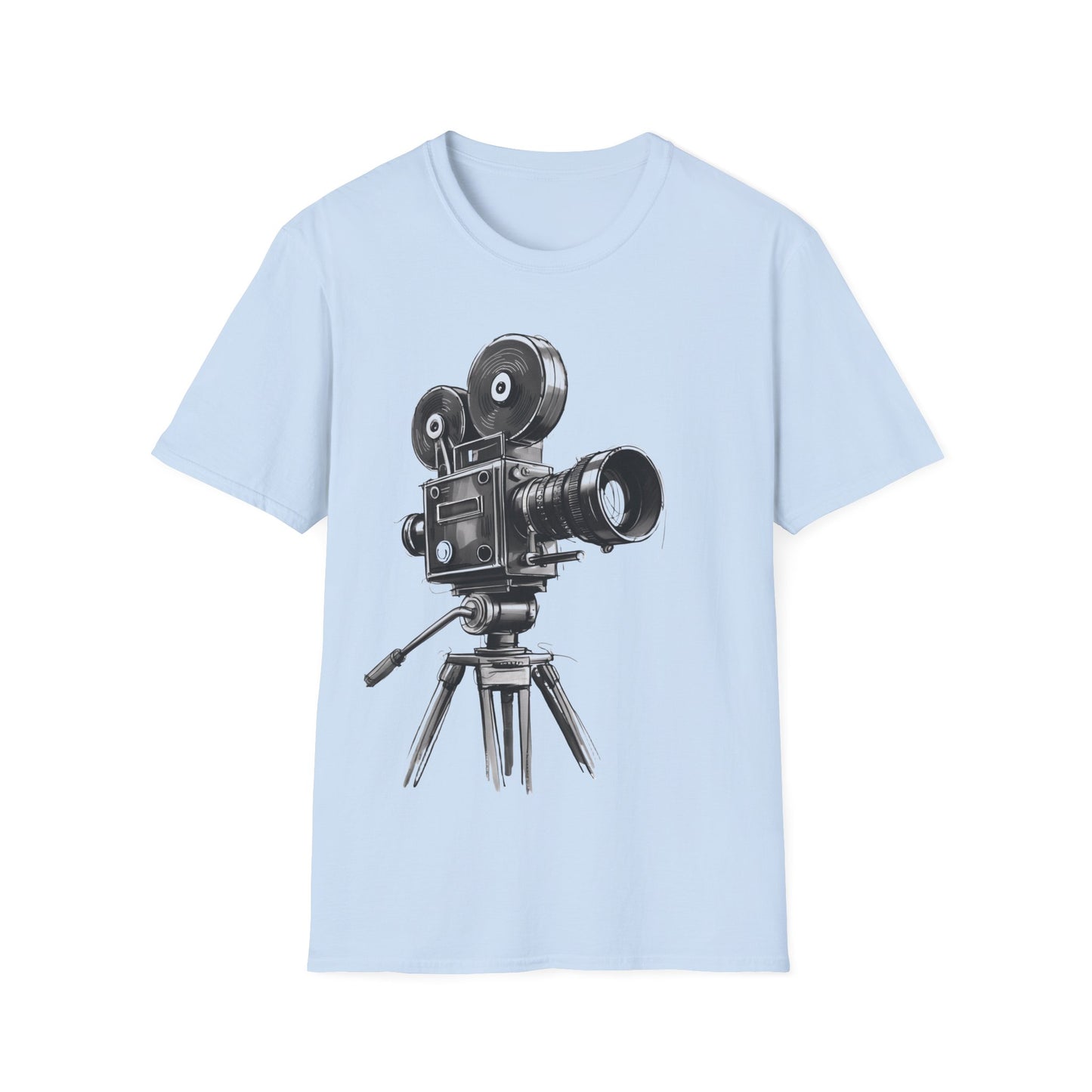 Old Movie Camera Tee