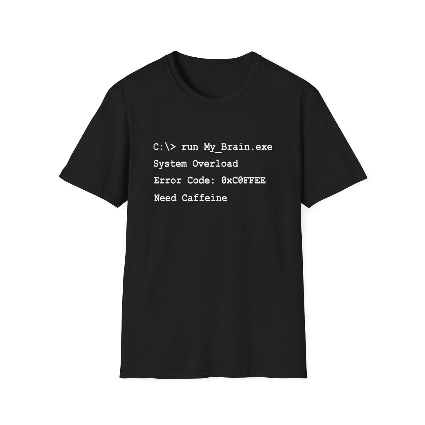 My Brain Overload Command Prompt Tee