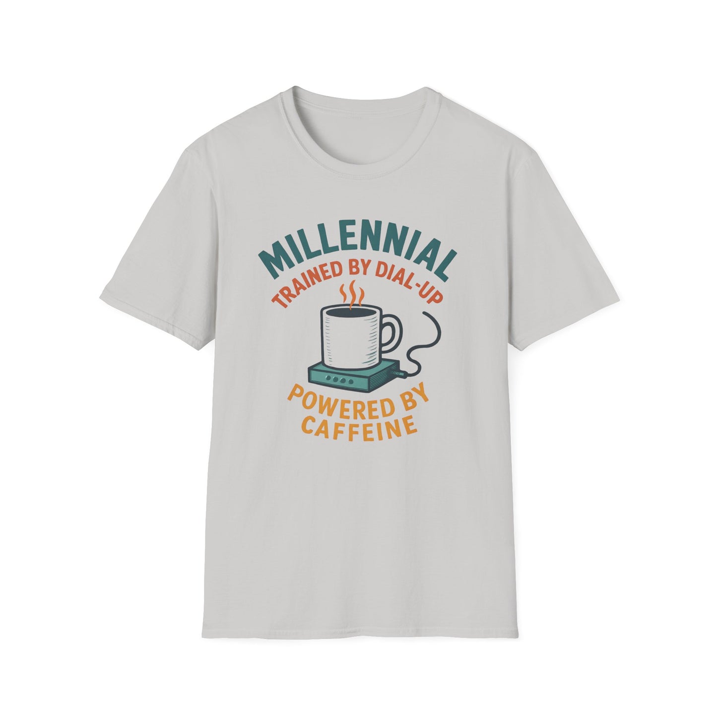 Millennial Dial-Up & Caffeine Tee