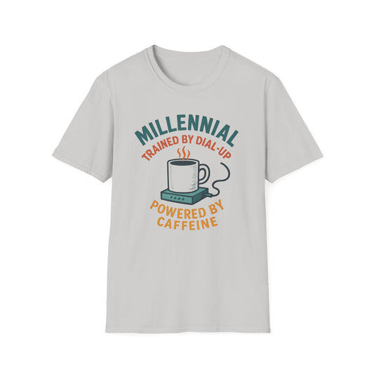 Millennial Dial-Up & Caffeine Tee