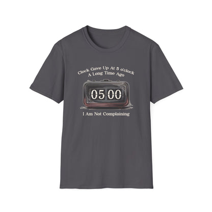 Always 5 o'clock Flip Clock Tee
