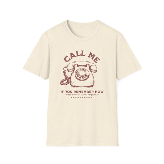 Call Me Via Rotary Phone Tee