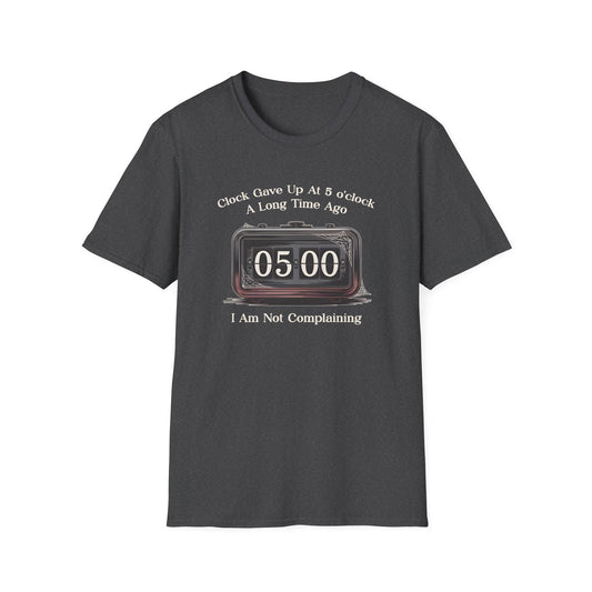 Always 5 o'clock Flip Clock Tee