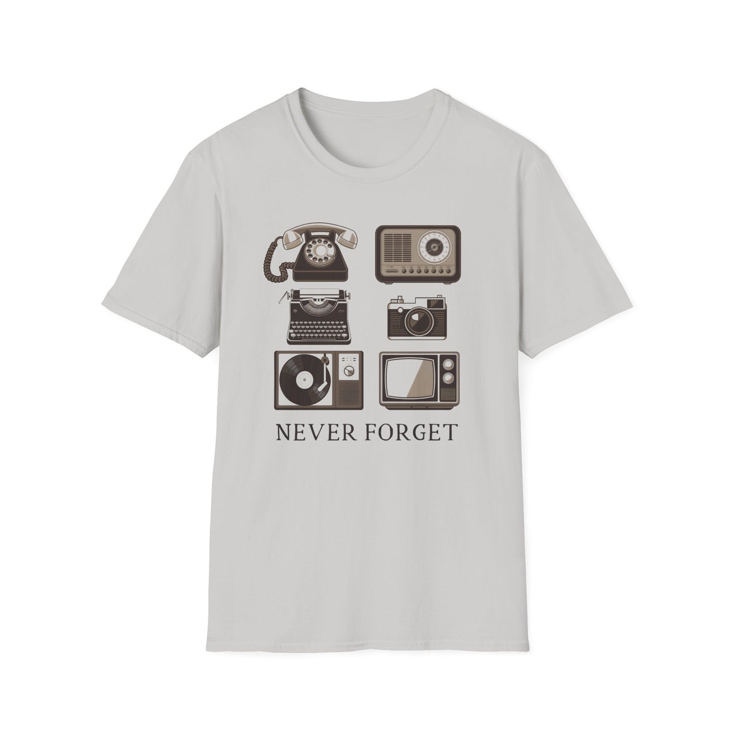 Never Forget Old Tech Tee