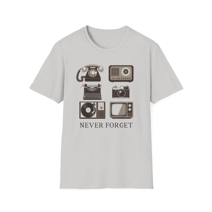 Never Forget Old Tech Tee