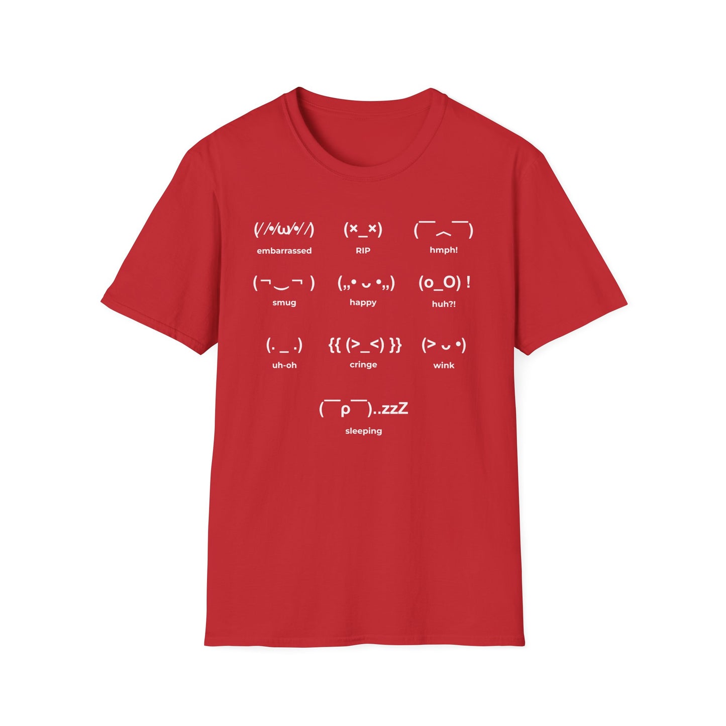 Japanese Emoticons Tee