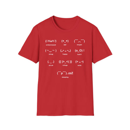 Japanese Emoticons Tee
