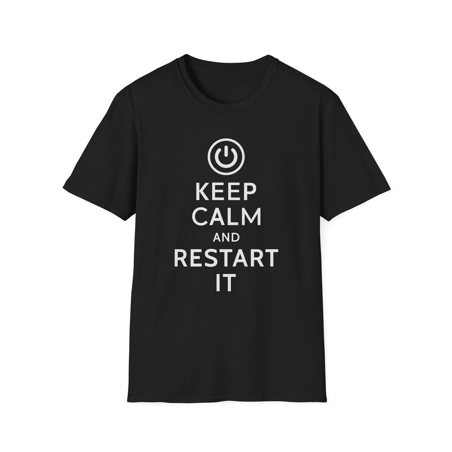 Keep Calm And Restart It Tee