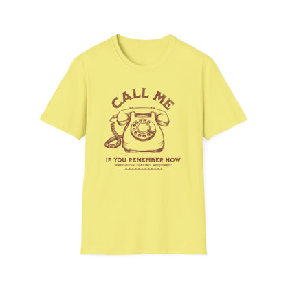 Call Me Via Rotary Phone Tee