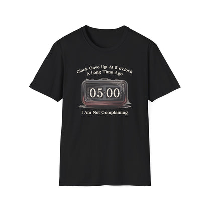 Always 5 o'clock Flip Clock Tee