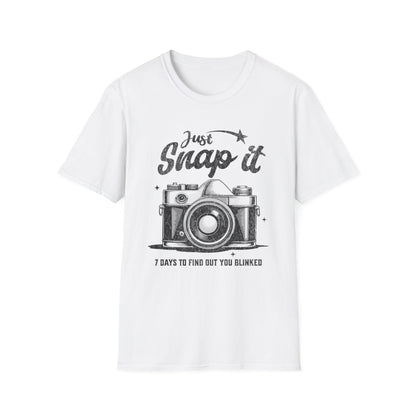 Just Snap It Film Camera Tee