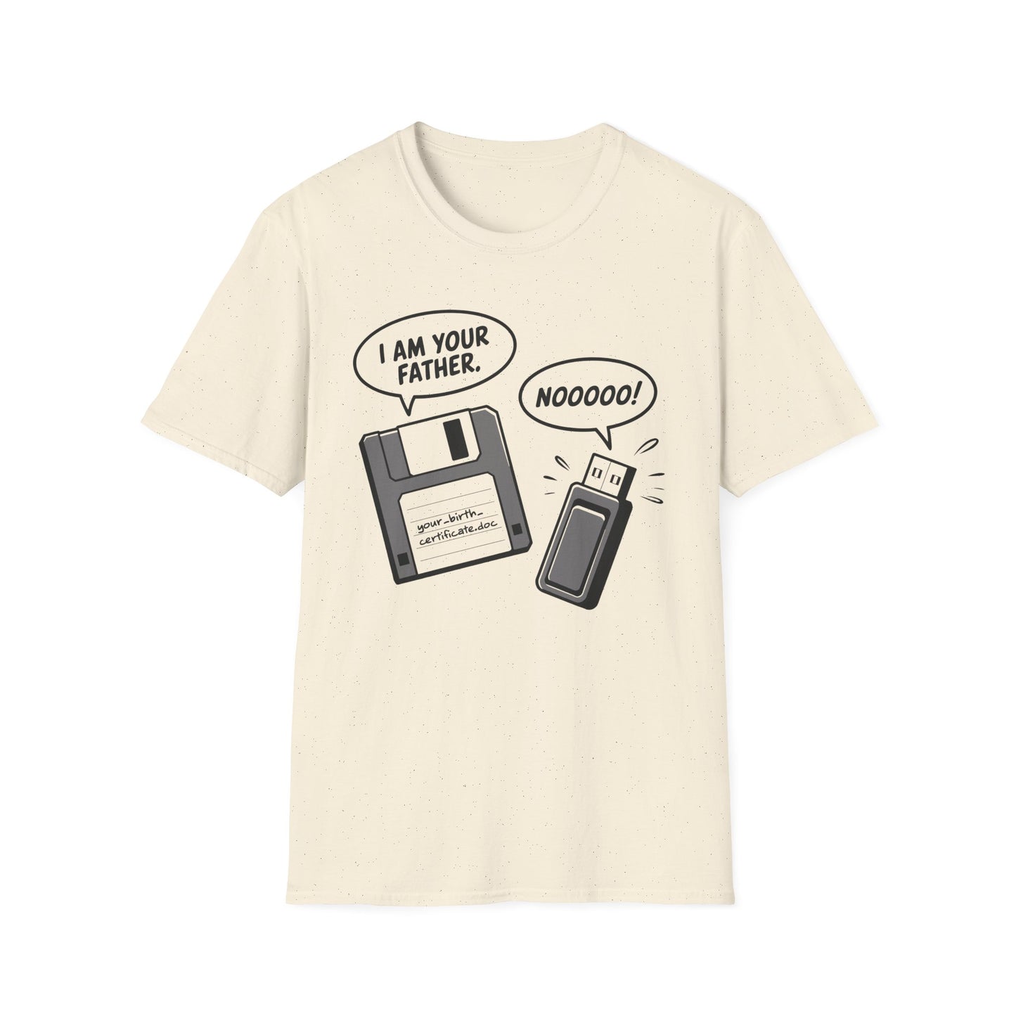 I Am Your Father Floppy - USB Tee