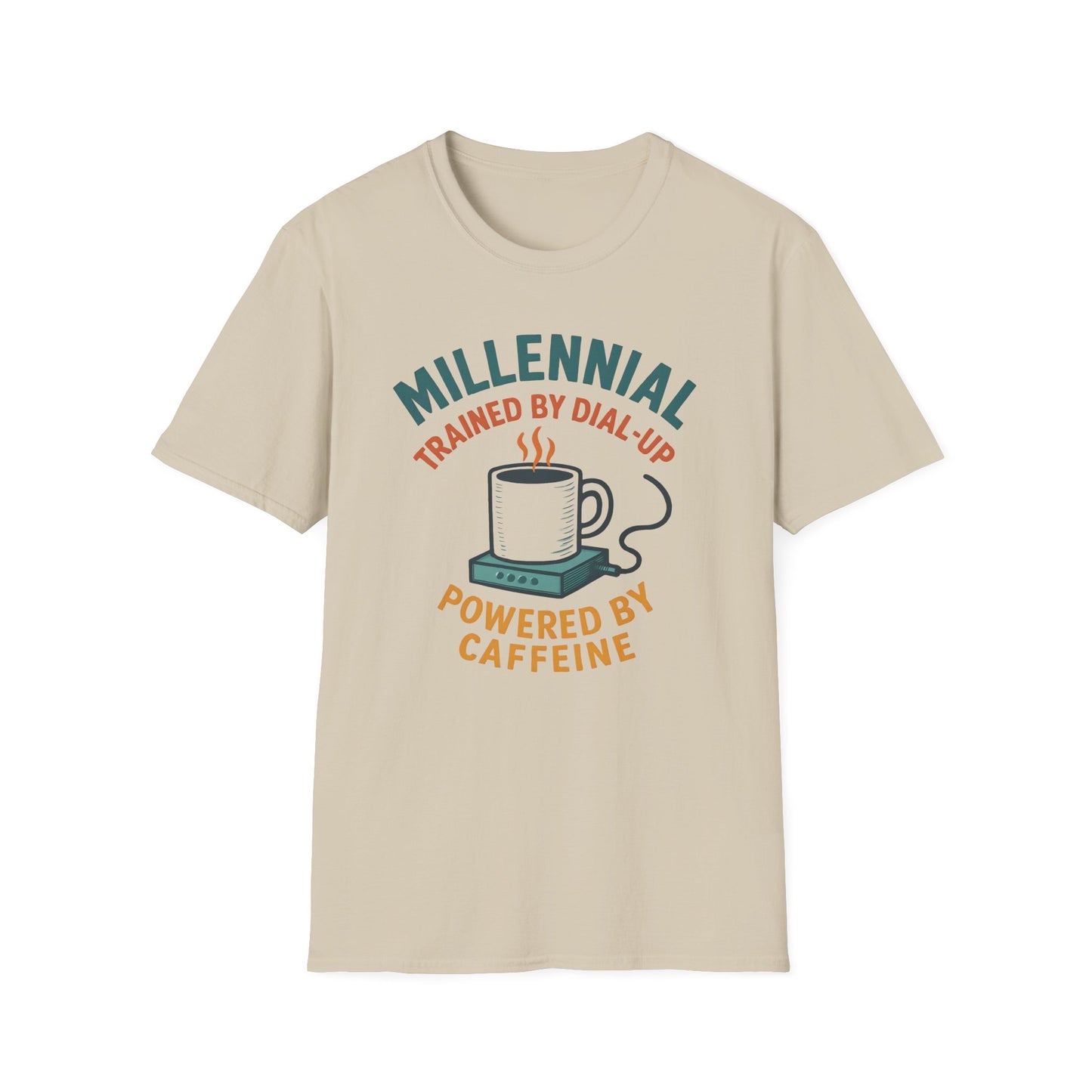 Millennial Dial-Up & Caffeine Tee
