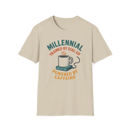 Millennial Dial-Up & Caffeine Tee