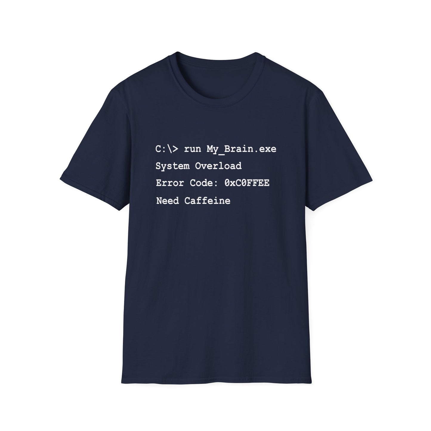My Brain Overload Command Prompt Tee
