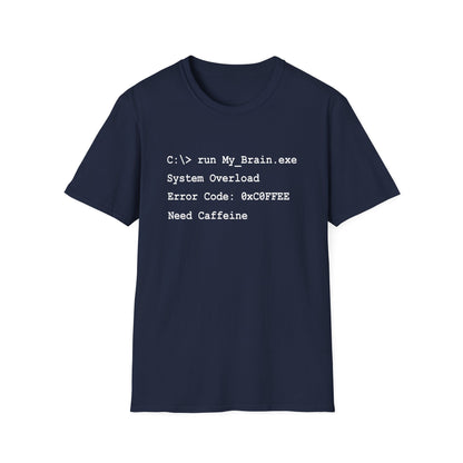 My Brain Overload Command Prompt Tee
