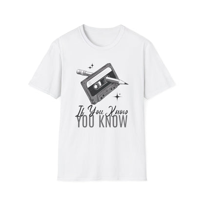 If You Know Cassette And Pencil Tee