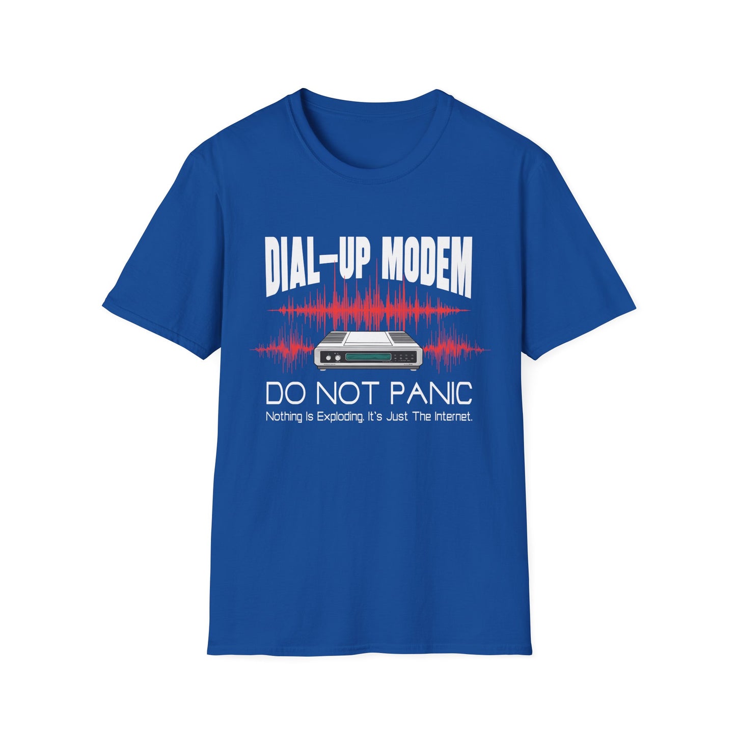 Do Not Panic Dial-up Modem Tee