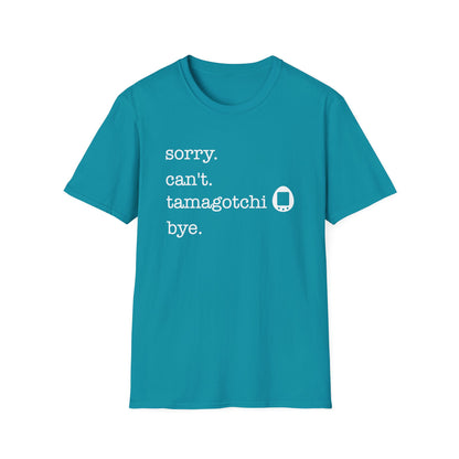 Sorry Can't Tamagotchi Tee