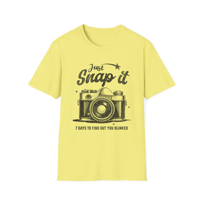 Just Snap It Film Camera Tee