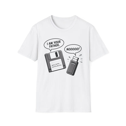 I Am Your Father Floppy - USB Tee