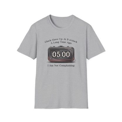 Always 5 o'clock Flip Clock Tee