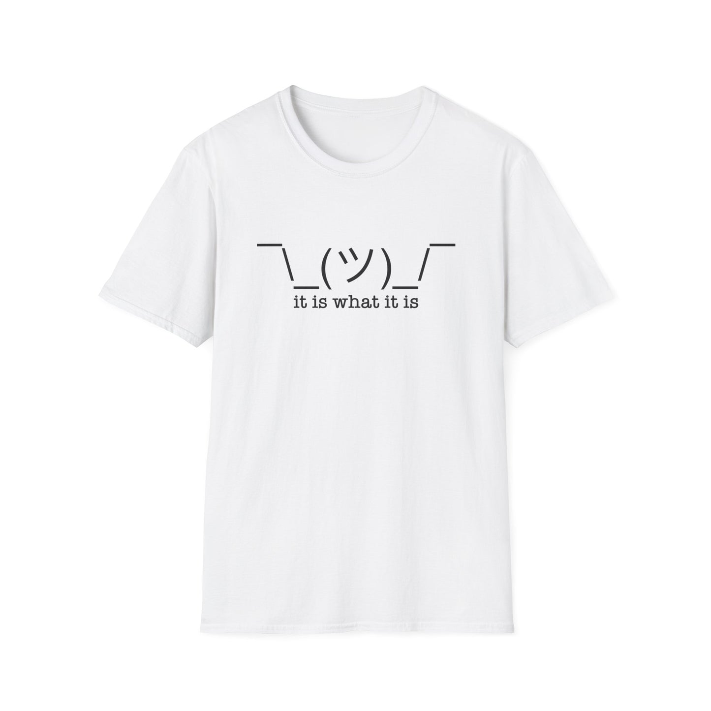 It Is What It Is Emoji Tee