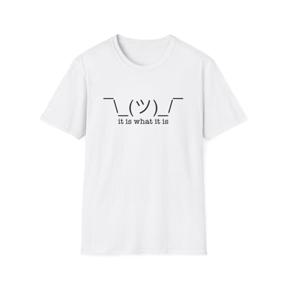 It Is What It Is Emoji Tee