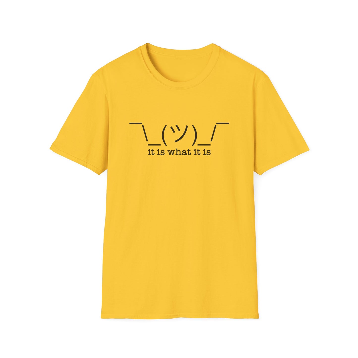 It Is What It Is Emoji Tee