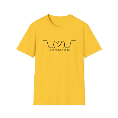 It Is What It Is Emoji Tee
