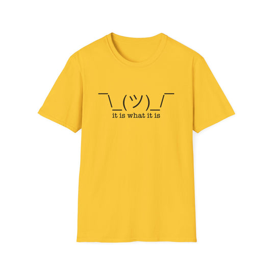 It Is What It Is Emoji Tee
