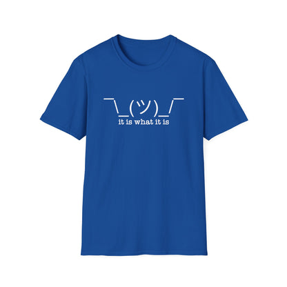 It Is What It Is Emoji Tee