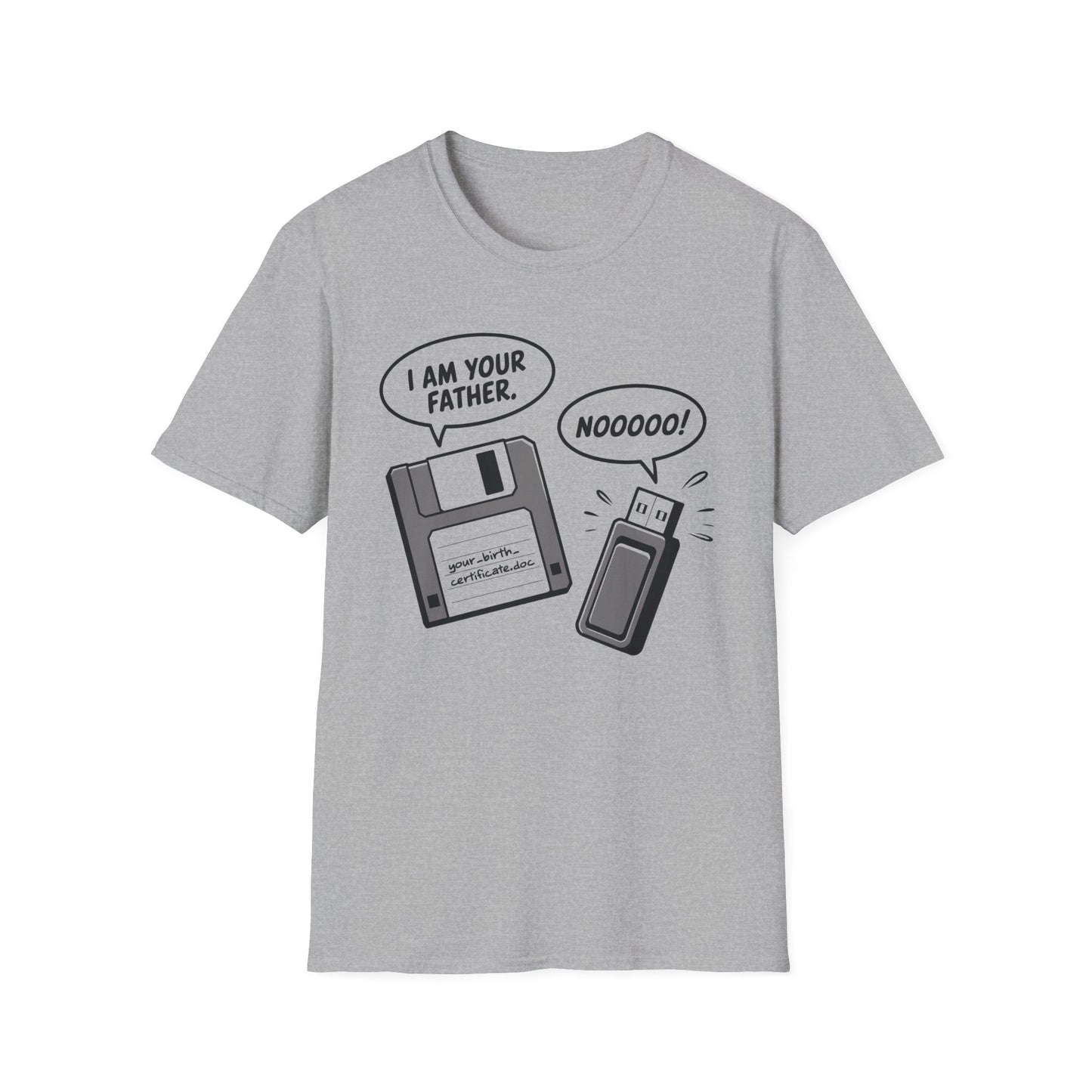 I Am Your Father Floppy - USB Tee