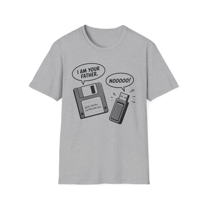I Am Your Father Floppy - USB Tee