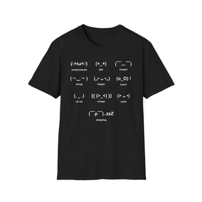 Japanese Emoticons Tee